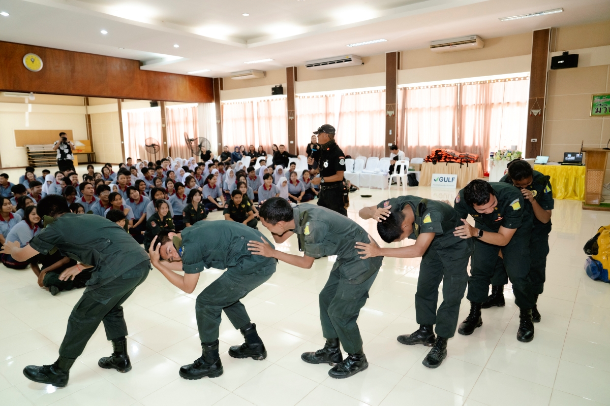 GULF Empowers Communities with ‘GULF Care’ Disaster Preparedness Initiative Equipping youth in Songkhla with vital life-saving skills for emergency and flood response — photo 1